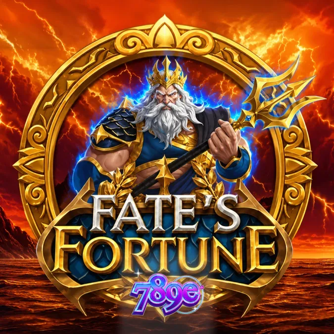 Fate’s Fortune slot machine interface na may temang mitolohiyang Griyego